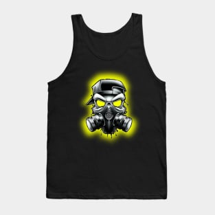 Toxic/Radioactive Skull Gas Mask Tank Top